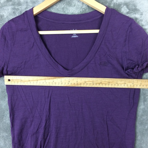 Icebreaker T Shirt Womens Medium Merino Wool Short Sleeve Purple Hiking Outdoors - Picture 5 of 12